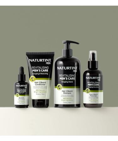 Phergal Laboratorios Natural tint Revitalizing Mens Care Beard oil repairs strengthens and hydrates the beard light absorption 96 natural ingredients with ginseng and maca 100 ml - Buy Online on GoSupps.com