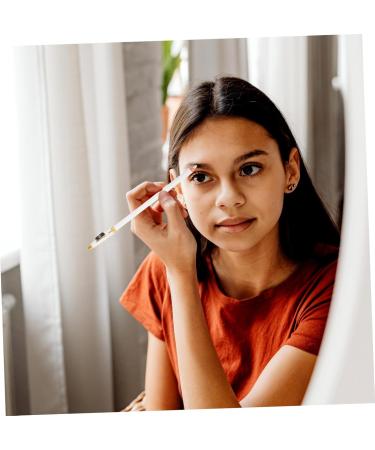 TOVINANNA 12Pcs Wooden Eyebrow Pencils for Women with Sharpener Durable Makeup Eyebrow Pencils for Daily Use Replacement for Delicate Long Lasting Eyebrows - Buy Online on GoSupps.com