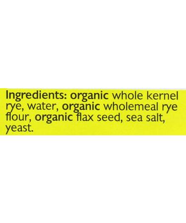 Mestemacher Organic German Flax Seed Bread - 17.6 oz | Healthy Whole Grain Rye Bread - Buy Online on GoSupps.com