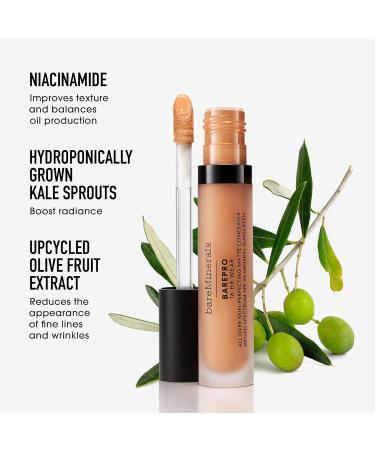 bareMinerals BAREPRO 16HR Natural Matte Concealer SPF 25 - Conceals Dark Spots Blemishes & Dark Circles Vegan Sensitive Skin Medium 300 Neutral - Buy Online on GoSupps.com