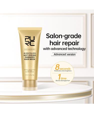 8 Seconds Revitalizing Hair Mask for Hot Dyed & Damaged Hair 8s Revitalizes Hot Dyeing Damaged Hair Mask Keratin Hair Treatment Mask Deep Conditioner 70ml - Buy Online on GoSupps.com