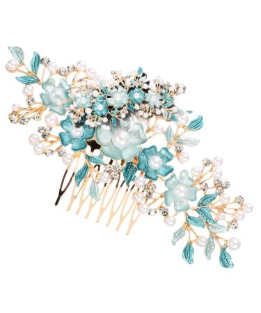 Ipetboom Hair Plug Rose Hair Clip Hair Accessories for Girls Bride Headpiece Girls Hair Accessories Crystal Bridal Headpiece Flower Hair Barrettes Bride Hair Comb Clip Painted Miss Hair up