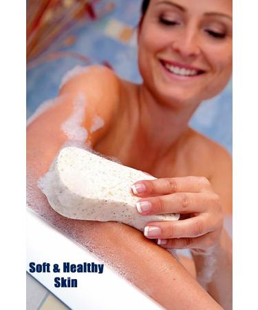 Calypso Natural Active Peeling Bath Sponge - Exfoliating & Gentle Skin Care for All Skin Types | International Shipping Available - Buy Online on GoSupps.com