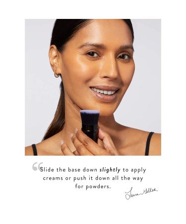 LAURA GELLER NEW YORK Retractable Black Kabuki Brush for Face Makeup - Buy Online on GoSupps.com