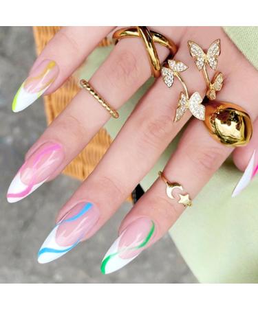 12 Colors Nail Polish Pencil Set - DIY Nail Art Graffiti & Manicure Tools for Perfect Nail Tips - Buy Online on GoSupps.com