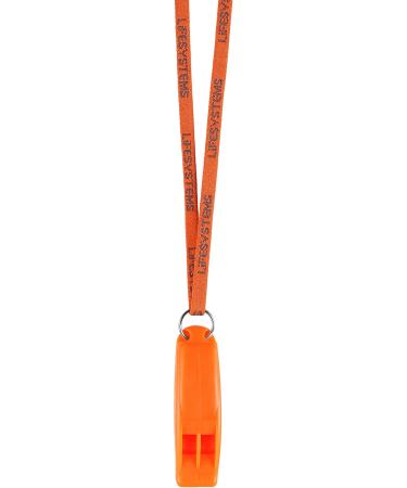 Buy Lifesystems Safety & Emergency Whistle with Lanyard - Perfect for Outdoor Activities Mountaineering Boating & Signaling - International Shipping Available - Buy Online on GoSupps.com