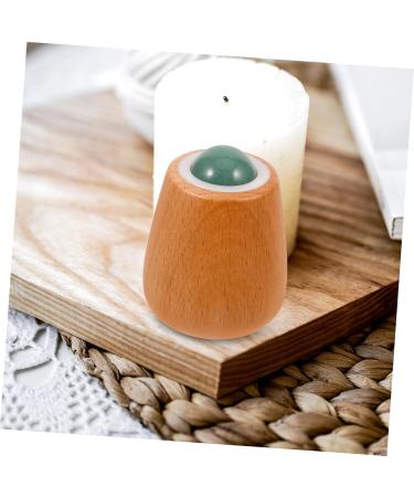 Buy Tovinanna Jade Face Massage Roller Set - 4 Pieces Facial Tools for Swelling Relief | Premium Quality Jade Rollers with Wooden Handle | International Shipping - Buy Online on GoSupps.com