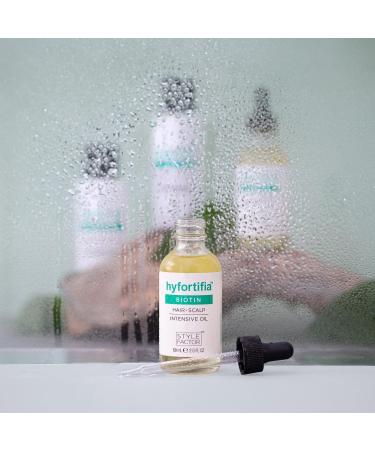 Style Factor Hyfortifia Biotin Shampoo & Conditioner Treatment | Shine Strengthen & Nourish Hair | Made in USA (Hair Scalp Intensive Oil 2 Oz) - Buy Now - Buy Online on GoSupps.com