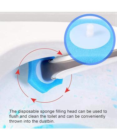 qazaa Disposable Toilet Cleaning System Disposable Toilet Flushable Refill Brush Flushable Refills - 48 Refills - Buy Online on GoSupps.com
