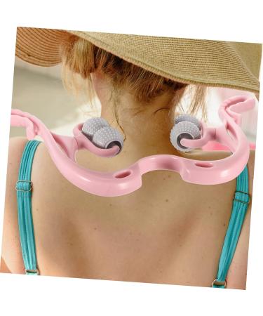 Lurrose 5-Stage Neck Massage Roller - Trigger Point Shoulder Pain Relief Device | Deep Tissue Neck Massager Accessories for Relaxation & Comfort - Buy Online on GoSupps.com