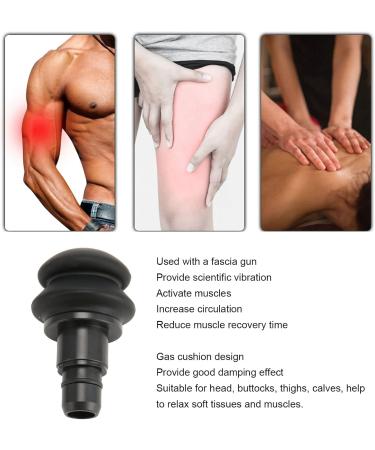18mm Fascia Pistol Head - Waterproof Silicone Replacement for Muscle Massage Guns - Buy Online on GoSupps.com