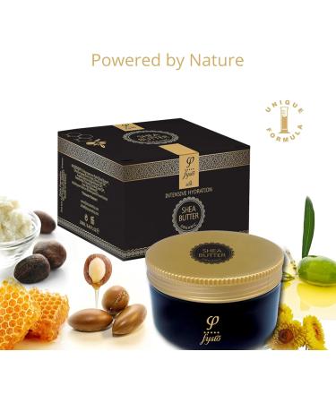 Fysio Organic Shea Butter Body Moisturizer with Olive Oil, Beeswax, Argan Oil - 250ml - Buy Online on GoSupps.com