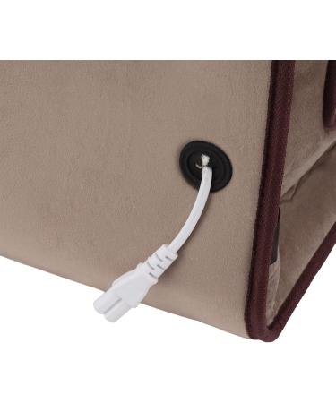 Fdit Soft Electric Foot Warmers - Noiseless Heated Foot Warmer EU Plug 110-240V with 4-Level Timing for Home Use - Buy Online on GoSupps.com