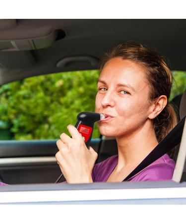 GREENWON Digital Breathalyzer Keychain Alcohol Tester with LCD Display - Portable Audible Alert Detector for Personal Use in GD/Black - Buy Online on GoSupps.com