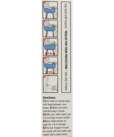 Baby Ayr Saline Nose Spray/Drops 1 Fl Oz (Pack of 6) - Gentle Nasal Relief for Infants - Buy Online on GoSupps.com