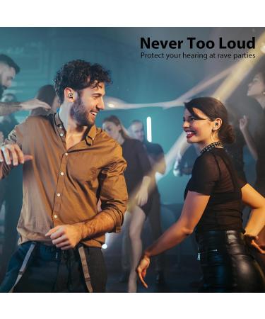 Yawsoy Concert Ear Plugs - High Fidelity Noise Cancelling Reusable for Musicians & Raves 20dB Hearing Protection 6 Pairs S/M/L Tips (Clear) - International Shipping Available - Buy Online on GoSupps.com