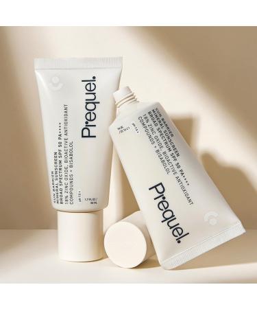 Prequel Skin Sun Barrier Mineral SPF 50 - Lightweight Zinc Oxide Sunscreen - 1.7 Fl Oz - Optimal Sun Protection - Buy Online on GoSupps.com