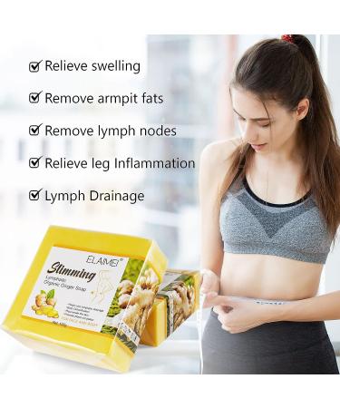 Organic Ginger Soap - 2PCS | Moisturizing Deep Cleanse | All Natural Ginger Bar Soap - Buy Online on GoSupps.com