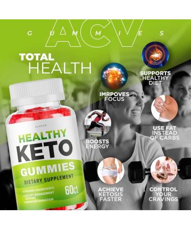 Alapor Healthy Keto Gummies - ACV Keto Gummy Bears Dietary Supplement 30 Days Supply - Buy Online on GoSupps.com