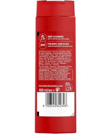  Old Spice Old Spice Whitewater 3-in-1 Multi-Use Shampoo for Hair Face and Body 400ml Long Lasting Freshness Fragrance Quality Deep Cleansing - Buy Online on GoSupps.com