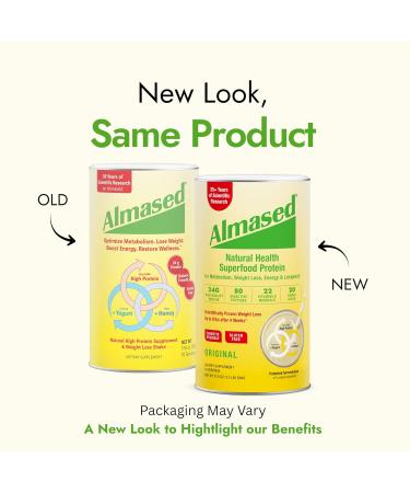 Almased Health Superfood Protein Powder for Weight Loss Meal Replacement Shake high protein Complete nutrition (Original Flavor 6 Cans 17.6 oz ea + scoop + 700ml Shaker Bottle) - Buy Online on GoSupps.com