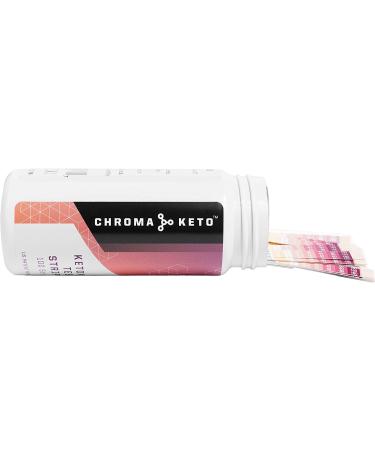 Chroma Keto Ketone Testing Strips - Accurate Urinalysis for Ketosis, Paleo & Low-Carb Diets - Buy Online on GoSupps.com