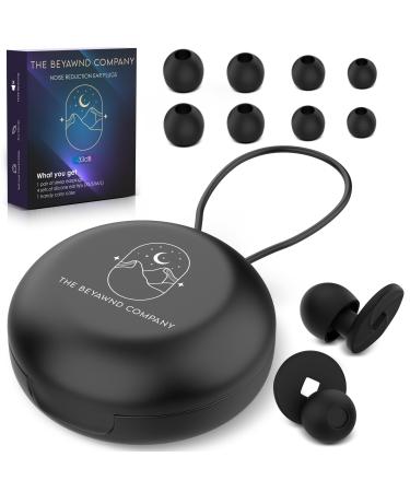 Ear Plugs for Sleep Noise Reduction up to 33dB Comfortable Silicone Design Restful Nights Stays Securely in Position While Sleeping