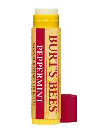 Burt's Bees Peppermint Lip Balm - Unisex 0.15 Ounce | Natural Moisturizing Lip Care | International Shipping Available - Buy Online on GoSupps.com