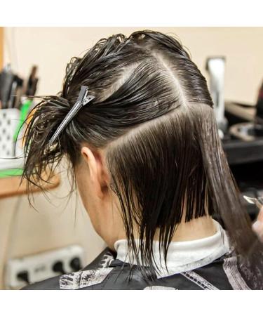 Zsanhua 26 Pieces Duck Bill Hair Clips 9cm Duck Bill Hairpins Curl Clips Stainless Steel Curl Clips Sectioning Clips with Holes Clips Hair Styling Clips for Salon and DIY (Black) - Buy Online on GoSupps.com