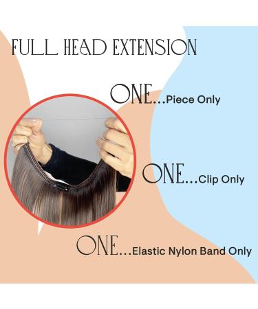 CAISHA 50cm Hair Extension with Rubber Band - Blond Mix Strands #27H613 | Premium Tresse Hair Extensions for International Shipping - Buy Online on GoSupps.com