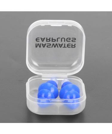 Buy Reusable Blue Ear Plugs for Swimming Showering & Sleeping - Noise Reduction - Buy Online on GoSupps.com