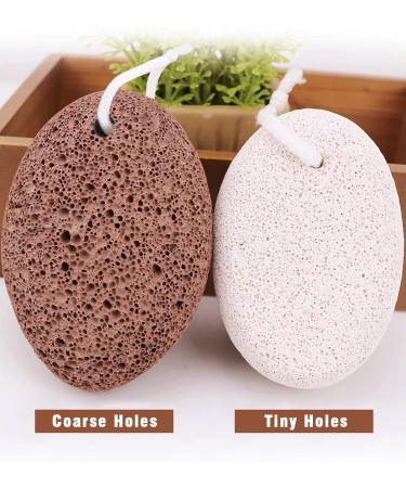 Uoking Pumice Stone for Feet - 2 PCS Natural Lava Scrubber & Callus Remover - Buy Online on GoSupps.com