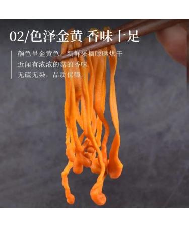  HQZMCTE Natural Herbal Tea Healthy Cordyceps Flower Tea 1.41oz/40g Cordyceps Militaris Premium Quality Natural Cordyceps Air Dried - Buy Online on GoSupps.com