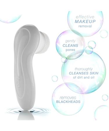 Fancii 7-in-1 Waterproof Facial & Body Cleansing Brush Kit - Exfoliate & Refresh with 6 Brush Heads - Buy Online on GoSupps.com