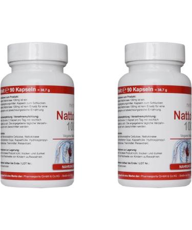 Nattokinase 2000 FU - 100 mg | 180 Vegetarian Capsules for 6 Months - Netzeband | International Shipping Available - Buy Online on GoSupps.com