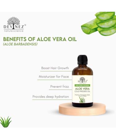 100% Pure Aloe Vera (Aloe barbadensis) Moisturizing Oil for Skin & Hair Cold Pressed 4oz Hydrating Soothing & Nourishing with Premium Lotion Pump Aloe Vera 4 Fl Oz (Pack of 1) - Buy Online on GoSupps.com
