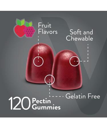 Prebiotic Fiber Gummies 5G - Supports Digestive Health & Weight Management - Vegan Dietary Supplement - 120 Fruity Chews - Zero Sugar Added - Buy Online on GoSupps.com