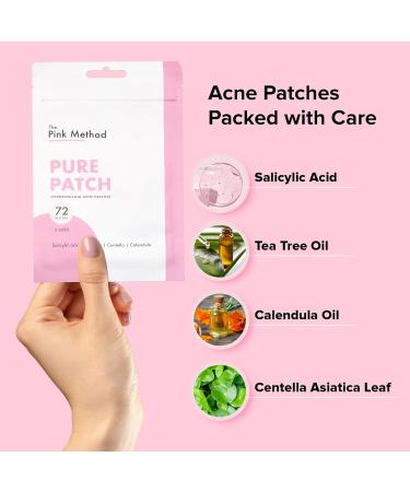 Buy The Pink Method Pure Hydrocolloid Acne Patches | Salicylic Acid Tea Tree & Centella | 72 Count Blemish Stickers in 3 Sizes | Fast International Shipping - Buy Online on GoSupps.com
