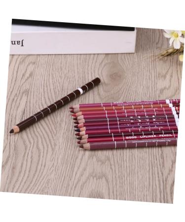  SOESFOUFU Set of 12 Lip Pencils for Women Natural Lip Pencil Set Comfortable Application Lip Makeup Set Random Color - Buy Online on GoSupps.com