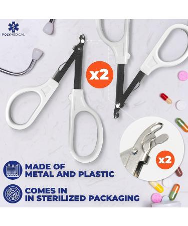 8 Piece Disposable Skin Stapler Kit - 110 Wires, 2 Removers, 4 Forceps - Suture Thread Alternative for Camping & Emergency Survival - Buy Online on GoSupps.com