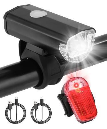 Bicycle light front rear light set StVZO approval bicycle lighting IPX4 waterproof bicycle light children and adults - Buy Online on GoSupps.com