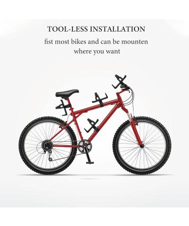 Joeleli Bicycle Water Bottle Holder & Coffee Cup Rack - Adjustable Cycle Beverage Holder for Bikes & Motorcycles - Buy Online on GoSupps.com