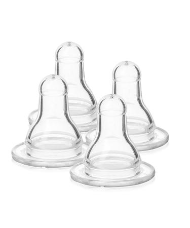 Evenflo 4 Pack Classic Silicone Nipple Slow Flow