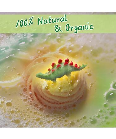 WOMRICH Kids Bath Bombs with Surprise Toys - Dinosaur Bubble Bath Fizzy Spa Set for Boys Girls - Birthday Christmas Easter Gift - 6 Pack - Buy Online on GoSupps.com