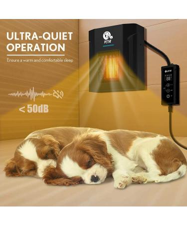 300W Dog House Heater with Thermostat & Remote Control | Outdoor Pet House Warmer with WiFi APP, Timer & Adjustable Temp | Safe & Easy to Install - Buy Online on GoSupps.com