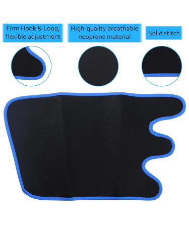 Neoprene Calf Sleeve Support for Shin Splint - 360 Relief for Pain Relief in Cycling, Running, Jogging, and More | Black/Blue with Mesh Laundry Bag - Buy Online on GoSupps.com
