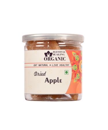 Blessfull Healing Organic Dried Apple 300 Gram Airtight Container (Packing May Vary)