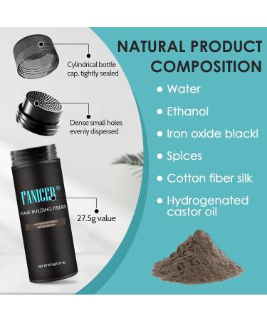  Viexpand 27.5G Fiber for Hair Hair Fiber Hair Fiber for Hair Thickening Anti-thinning Powder for Fine Hair Volumizing Hair Powder for - Buy Online on GoSupps.com