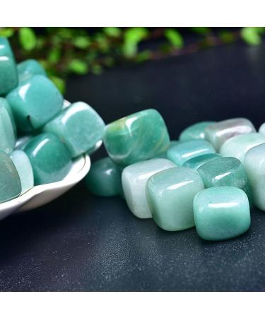 Tumbled Polished Stones Healing Crystals Cube Square - Natural Green Aventurine Gemstone Quartz Bulk for Wicca Reiki Healing Energy - 2.2pound(About 1000 gram) 20MM - Buy Online on GoSupps.com