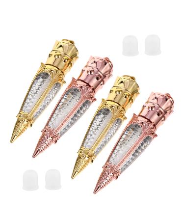 Homoyoyo 10 Pi ces Tube Gloss Vide Forme De Radis Contenants Pour Rangement De Couleur L vres Diy Bouteilles L vres Rechargeables Portable Et l gant Pour Cosm tique